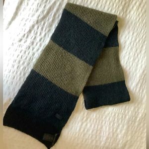 Striped wool scarf by John Varvatos